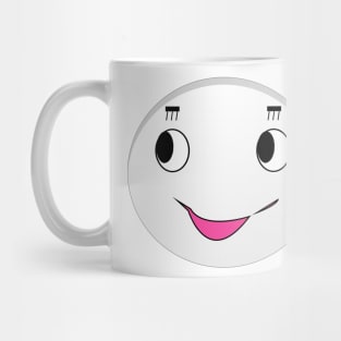 Drawn eyes T-shirt Mug